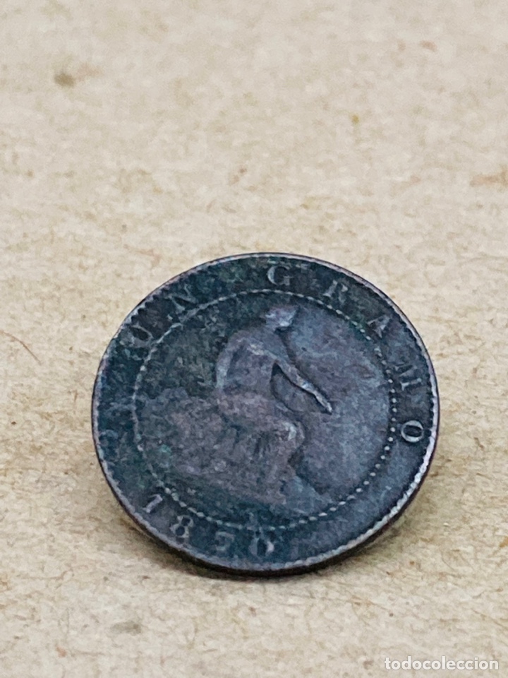 Monedas de Espa&ntilde;a: Moneda de un c&eacute;ntimo 1870 - Foto 2