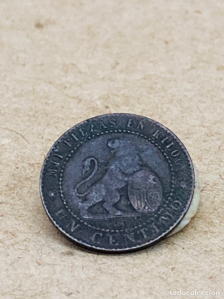 Monedas de Espa&ntilde;a: Moneda de un c&eacute;ntimo 1870 - Foto 1