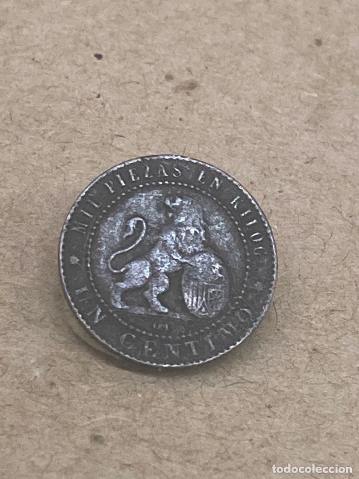 Monedas de Espa&ntilde;a: Moneda de un c&eacute;ntimo 1870 - Foto 1