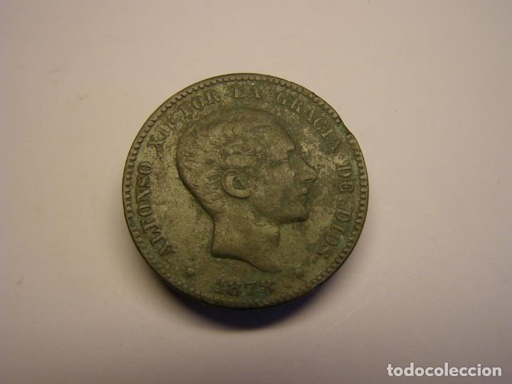 Monedas de Espa&ntilde;a: Moneda de 10 c&eacute;ntimos, Alfonso XII, con error de cu&ntilde;o. A&ntilde;o 1878 - Foto 1