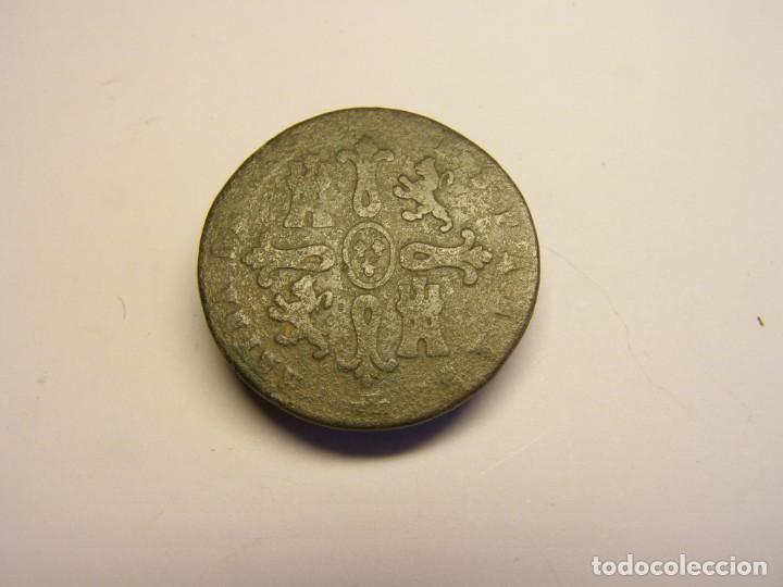 Monedas de Espa&ntilde;a: Moneda de 8 maraved&iacute;s, Isabel 2&ordf;, Segovia. A&ntilde;o 1839 - Foto 2