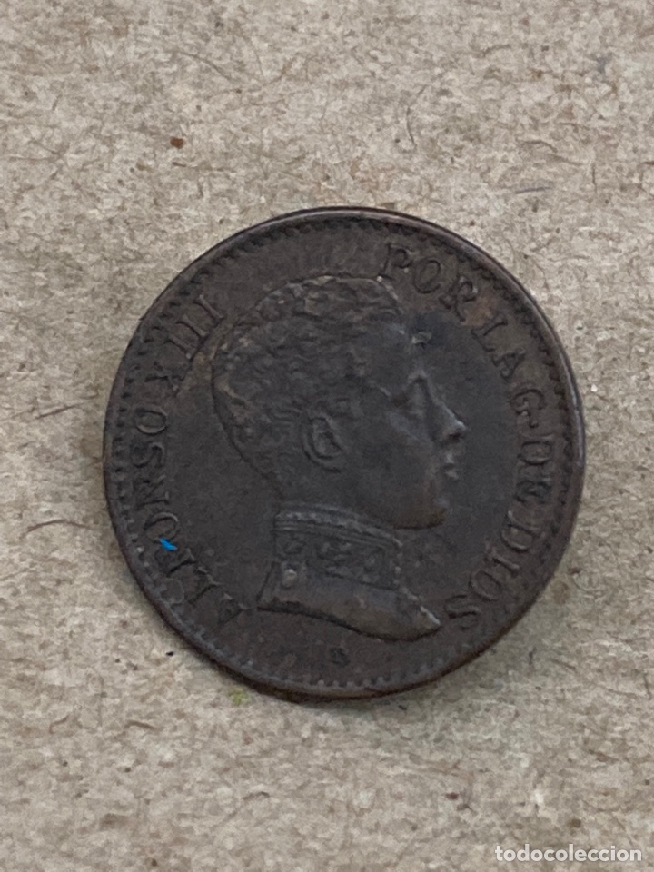 Monedas de Espa&ntilde;a: Moneda 1 c&eacute;ntimo 1906 - Foto 2