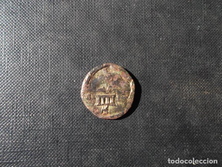 Monedas de Espa&ntilde;a: moneda de 4 maravedis 1654 Felipe IV - Foto 4