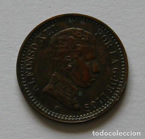 Monedas de Espa&ntilde;a: MONEDA ALFONSO XIII 2 CENTIMOS 1904 - Foto 2
