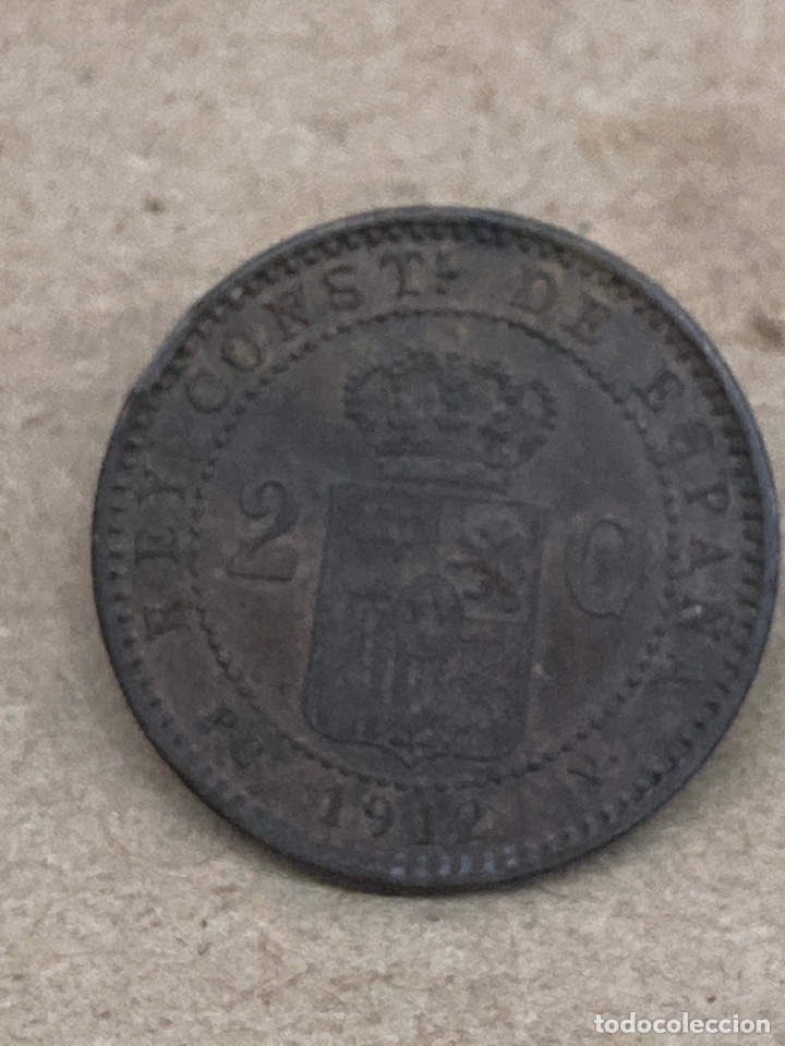 Monedas de Espa&ntilde;a: Moneda 2 c&eacute;ntimos 1912 - Foto 1