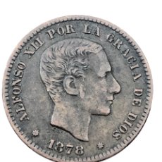 Monedas de España: 5 CÉNTIMOS 1878 O.M . EBC- ENCAPSULADA. ALFONSO XII.