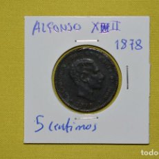 Monedas de España: 5 CÉNTIMOS. ALFONSO XII. 1878