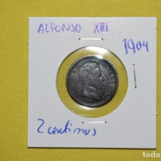 Monedas de España: 2 CÉNTIMOS. ALFONSO XIII. 1904