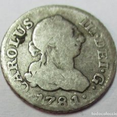 Monedas de España: CARLOS III, 1781. 1/2 REAL DE LA CECA DE MADRID, ENSAYADORES P.J. LOTE 4027. Lote 331210268