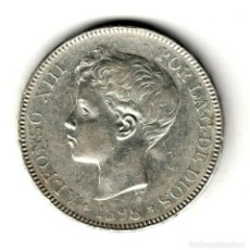 Monedas de España: ESPAÑA 5 PESETAS PLATA 1898 SG.V *18* *98* REY ALFONSO XIII CASI SIN CIRCULAR