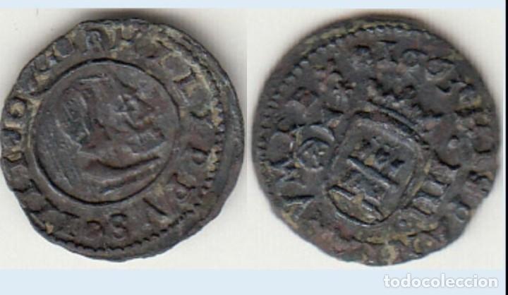 Monedas de Espa&ntilde;a: 4 MARAVEDIS FELIPE IV A&Ntilde;O 1663 CUENCA ( MBC ) ( MB8039 ) - Foto 1