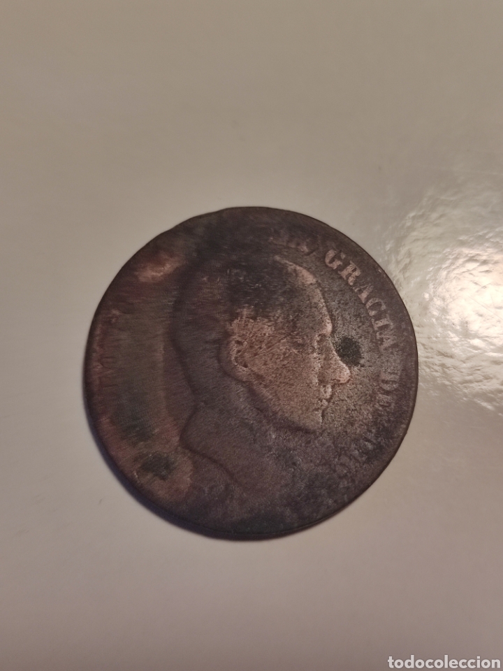 Monedas de Espa&ntilde;a: Moneda 10 c&eacute;ntimos cobre Alfonso XII - Foto 2