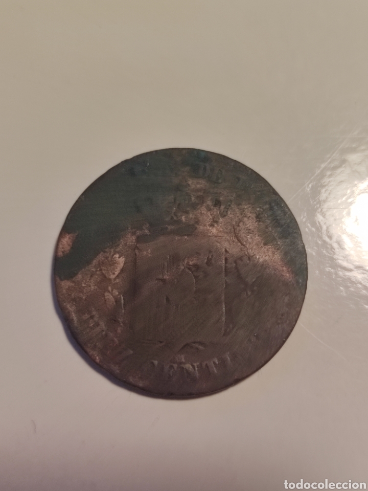 Monedas de Espa&ntilde;a: Moneda 10 c&eacute;ntimos cobre Alfonso XII - Foto 1