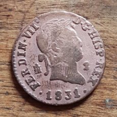 Monedas de España: 2 MARAVEDIS FERNANDO VII SEGOVIA 1831. Lote 331941643