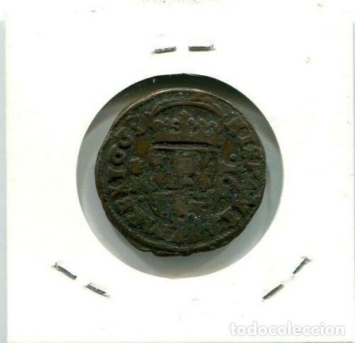 Monedas de Espa&ntilde;a: 16 MARAVEDIS FELIPE IV A&Ntilde;O 1663 A CORU&Ntilde;A ( MB14800 ) - Foto 2