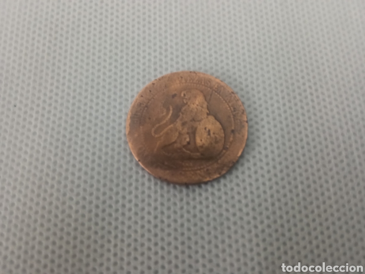 Monedas de Espa&ntilde;a: Espa&ntilde;a moneda 5 c&eacute;ntimos Gobierno Provisional - Foto 2