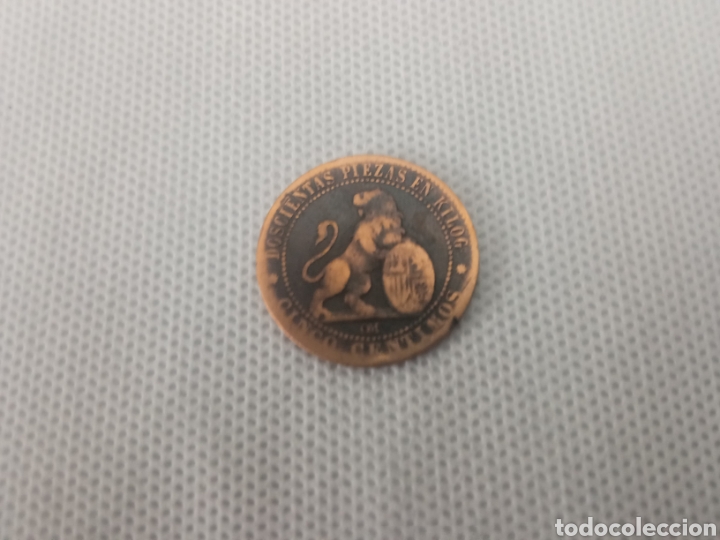 Monedas de Espa&ntilde;a: Espa&ntilde;a moneda 5 c&eacute;ntimos Gobierno Provisional - Foto 2
