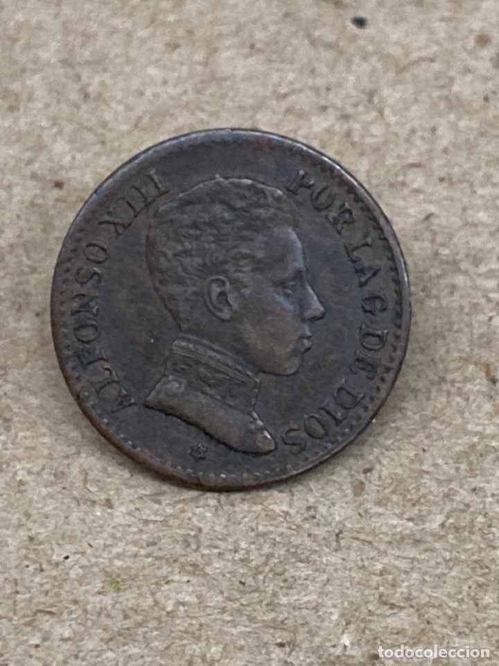 Monedas de Espa&ntilde;a: Moneda de 1 c&eacute;ntimo 1906 - Foto 2