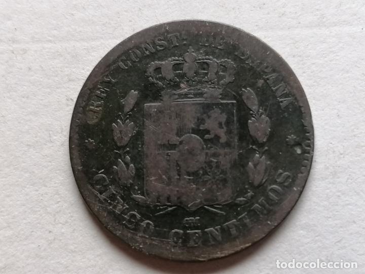Monedas de Espa&ntilde;a: MONEDA CINCO CENTIMOS, ALFONSO XII, 1878 - Foto 2