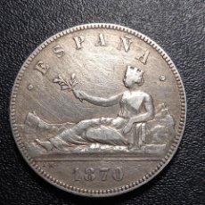 Monedas de España: ESPAÑA 5 PESETAS 1870. Lote 336952208