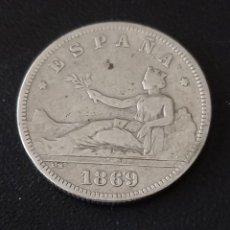 Monedas de España: ESPAÑA 2 PESETAS 1869. Lote 337033113