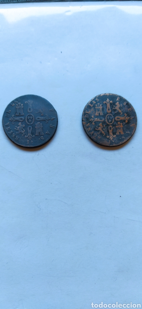 Monedas de Espa&ntilde;a: Monedas de cobre de Isabel II. - Foto 4