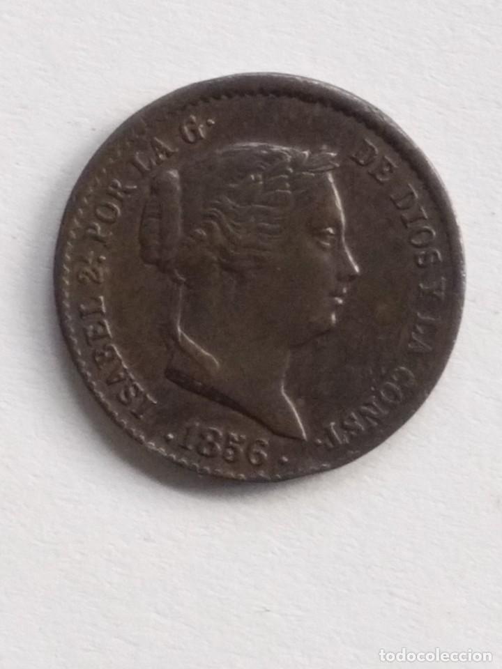 Monedas de Espa&ntilde;a: 10 centimos 1856 ISABEL II - Segovia- EBC - Foto 5