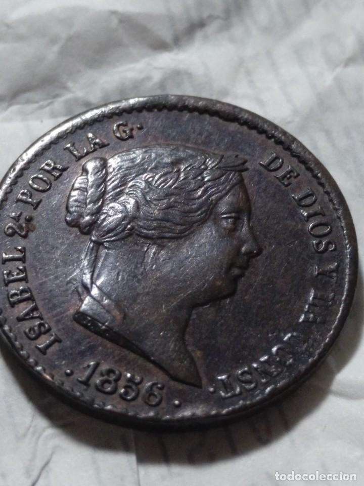 Monedas de Espa&ntilde;a: 10 centimos 1856 ISABEL II - Segovia- EBC - Foto 8