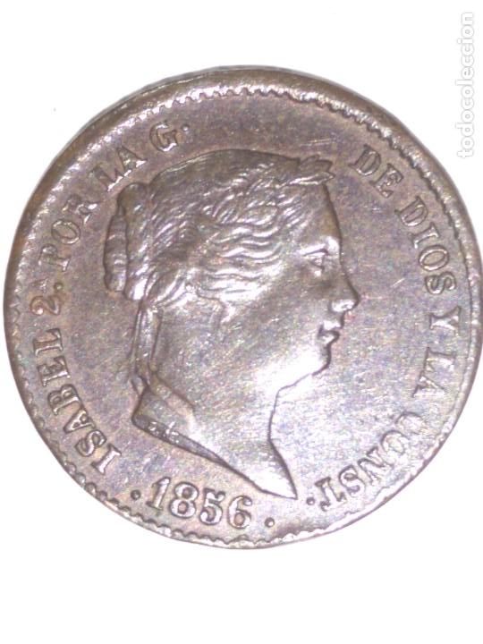 Monedas de Espa&ntilde;a: 10 centimos 1856 ISABEL II - Segovia- EBC - Foto 1