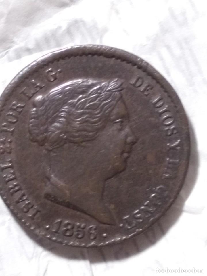 Monedas de Espa&ntilde;a: 10 centimos 1856 ISABEL II - Segovia- EBC - Foto 9
