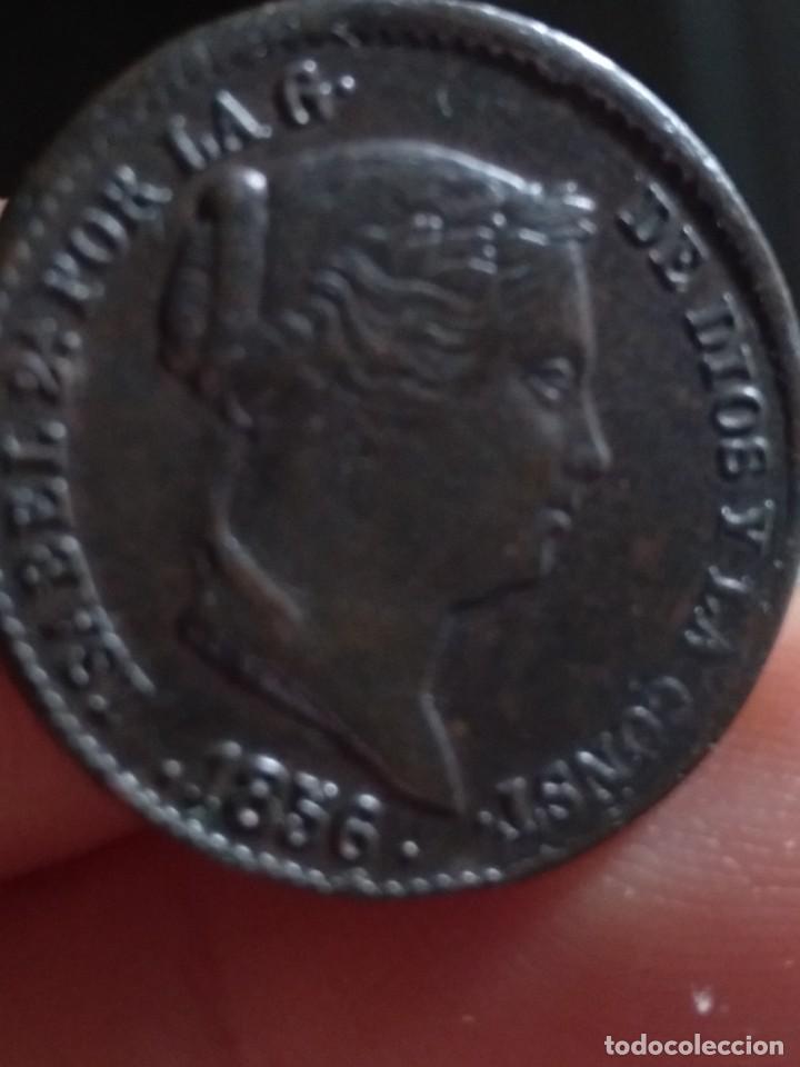 Monedas de Espa&ntilde;a: 10 centimos 1856 ISABEL II - Segovia- EBC - Foto 11