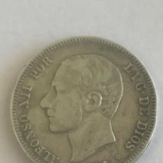 Monete da Spagna: 2 PESETAS DE PLATA DE ALFONSO XII AÑO 1881. Lote 337475133