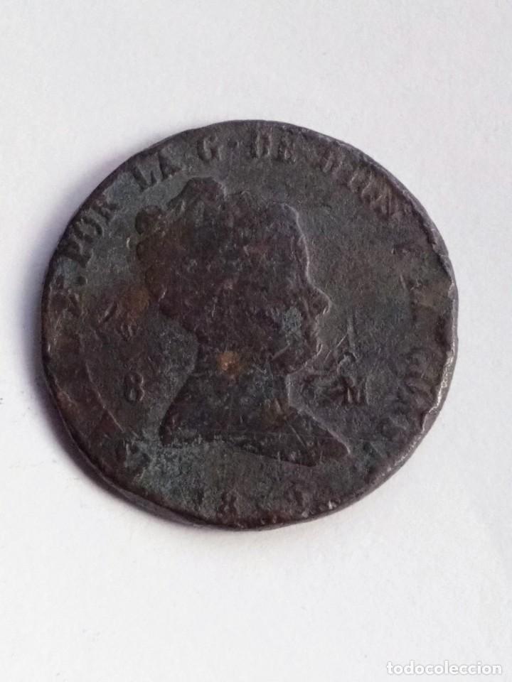 Monedas de Espa&ntilde;a: 8 MARAVEDIS ISABEL II 1839 - Foto 1