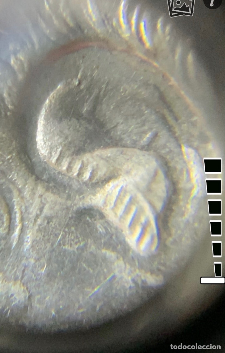 Monedas de Espa&ntilde;a: 5 pesetas 1876 error oreja rayada Alfonso XII - Foto 5