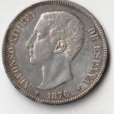 Monedas de España: ESPAÑA 5 PESETAS 1876 ESTRELLA 76 ALFONSO XII D.E.M.. Lote 128653443