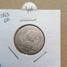 Monedas de España: 1 PESETA,1869 ,PLATA, 5 GRAMOS, (VER FOTOS), BC-. Lote 339310878