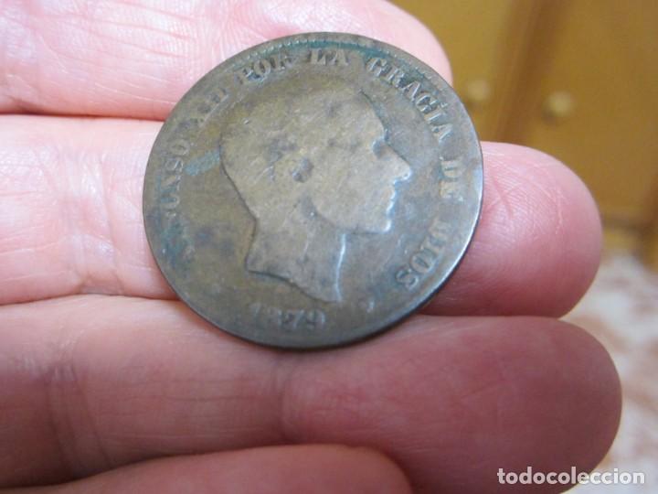 Monedas de Espa&ntilde;a: MONEDA DE 10 C&Eacute;NTIMOS DE ALFONSO XII DE 1879 - Foto 1