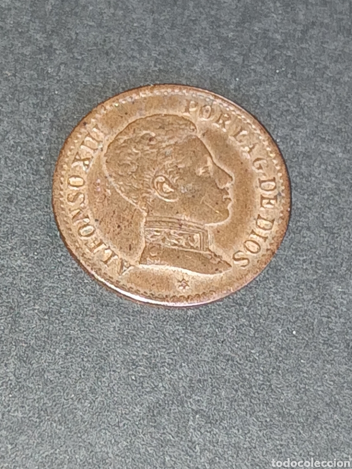 Monedas de Espa&ntilde;a: ALFONSO XIII. 1 C&Eacute;NTIMO DE 1906. 06 MBC+. - Foto 1