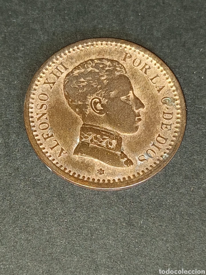 Monedas de Espa&ntilde;a: ALFONSO XIII. 2 C&Eacute;NTIMOS DE 1904. 04. MBC. - Foto 1