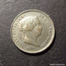 Monete da Spagna: ISABEL II - 5 CENTIMOS DE REAL - SEGOVIA 1857. Lote 340710873