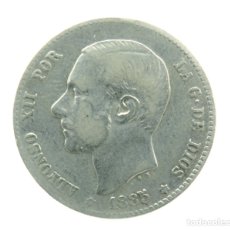Monedas de España: UNA PESETA DE PLATA.1885. ALFONSO XII.. Lote 340200128