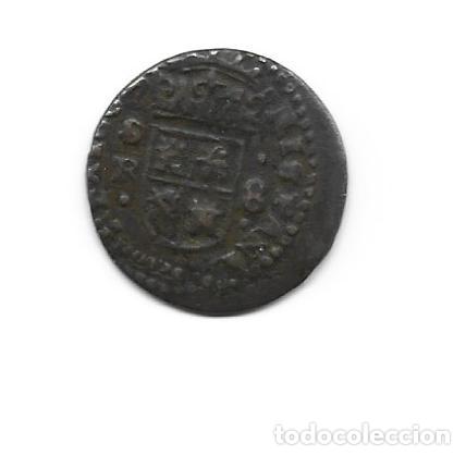 Monedas de Espa&ntilde;a: FELIPE IV/IIII- 8 MARAVEDIS- SEVILLA - Foto 2