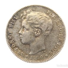 Monedas de España: UNA PESETA DE PLATA 1900 *19~*00 . S•M-V. ALFONSO XIII. Lote 341377943