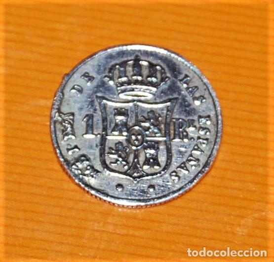 Monedas de Espa&ntilde;a: 1 Real 1853, Isabel II. Plata. - Foto 2