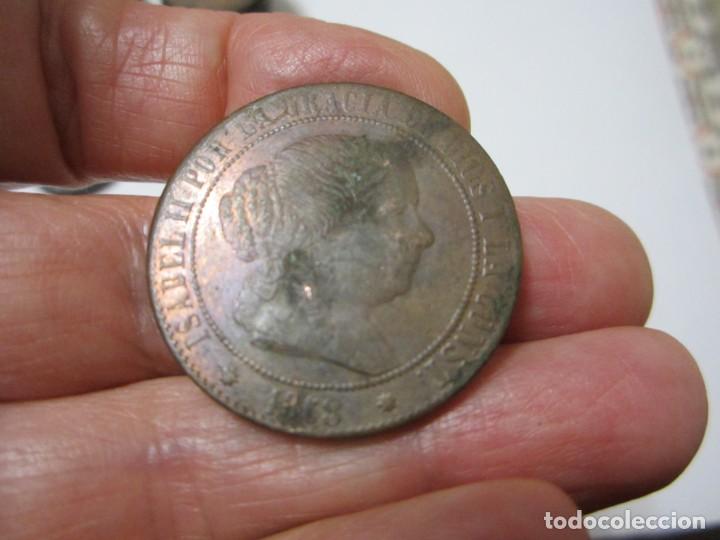Monedas de Espa&ntilde;a: MONEDA DE 5 C&Eacute;NTIMOS DE 1868 DE ISABEL II DE BARCELONA - Foto 1