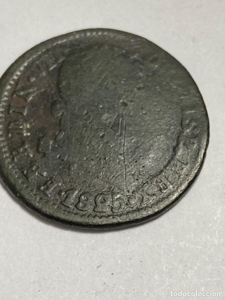 Monedas de Espa&ntilde;a: Moneda 1825 cobre carolus - Foto 1