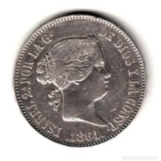 Monedas de España: ESPAÑA: 10 REALES PLATA 1864 MADRID - REINA DE LAS ESPAÑAS ISABEL II. Lote 342818388