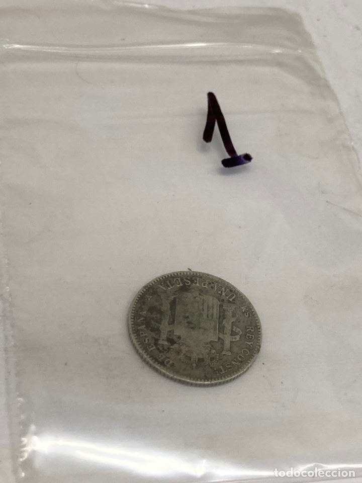 Monedas de Espa&ntilde;a: Moneda de plata una peseta 1900 - Foto 3