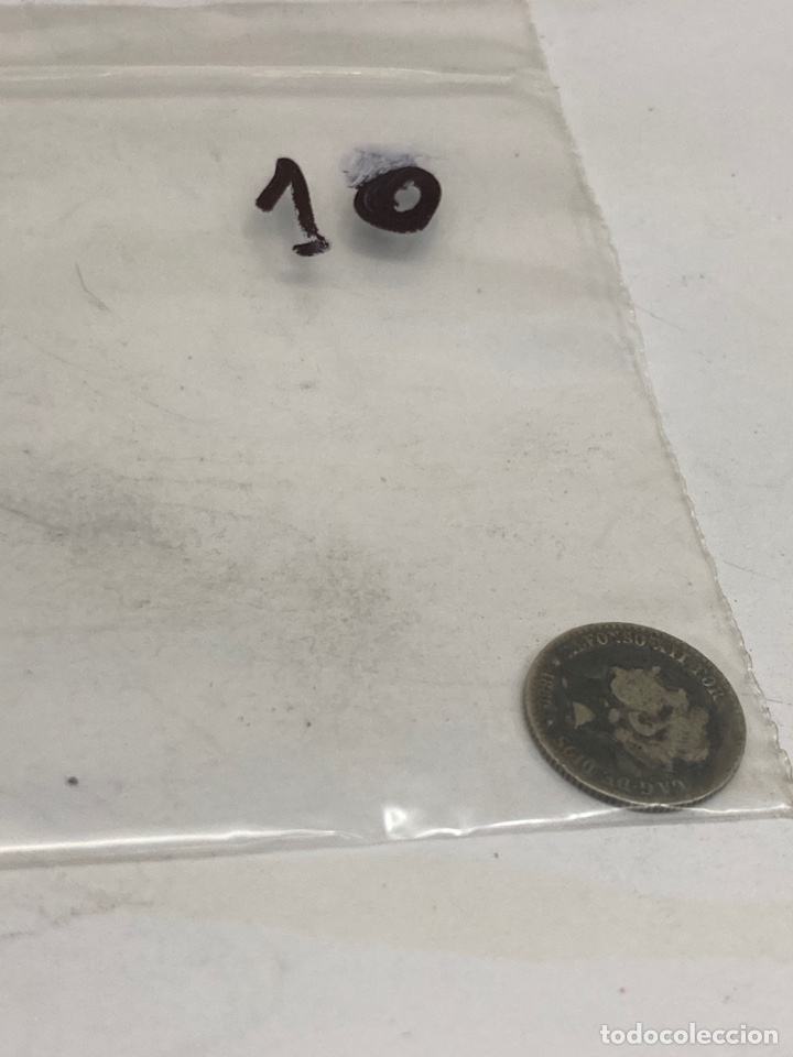 Monedas de Espa&ntilde;a: Moneda de plata 50 c&eacute;ntimos 1880 - Foto 3