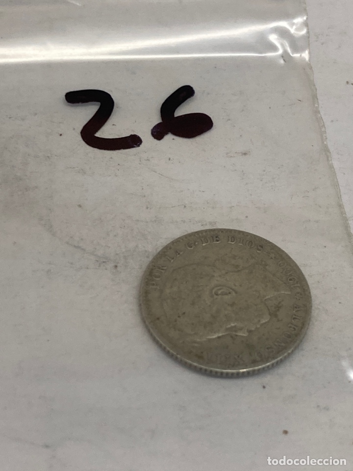 Monedas de Espa&ntilde;a: Moneda de plata una peseta 1900 - Foto 3